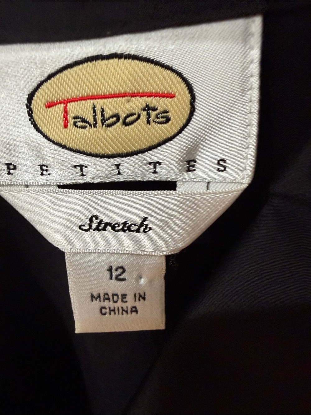 Talbots Black Tie-Waist blouse
Size 12 Petite - Picture 2 of 5